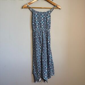 Juicy‎ Couture Girls Sleeveless Aztec Knit Dress Large (10-12) Asymmetrical Hem